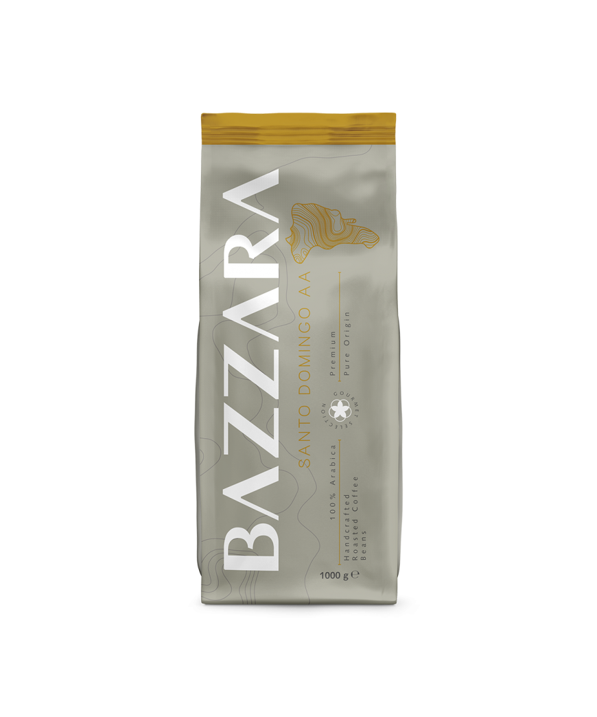 Rūšinės kavos pupelės Bazzara Santo Domingo AA, 1 kg