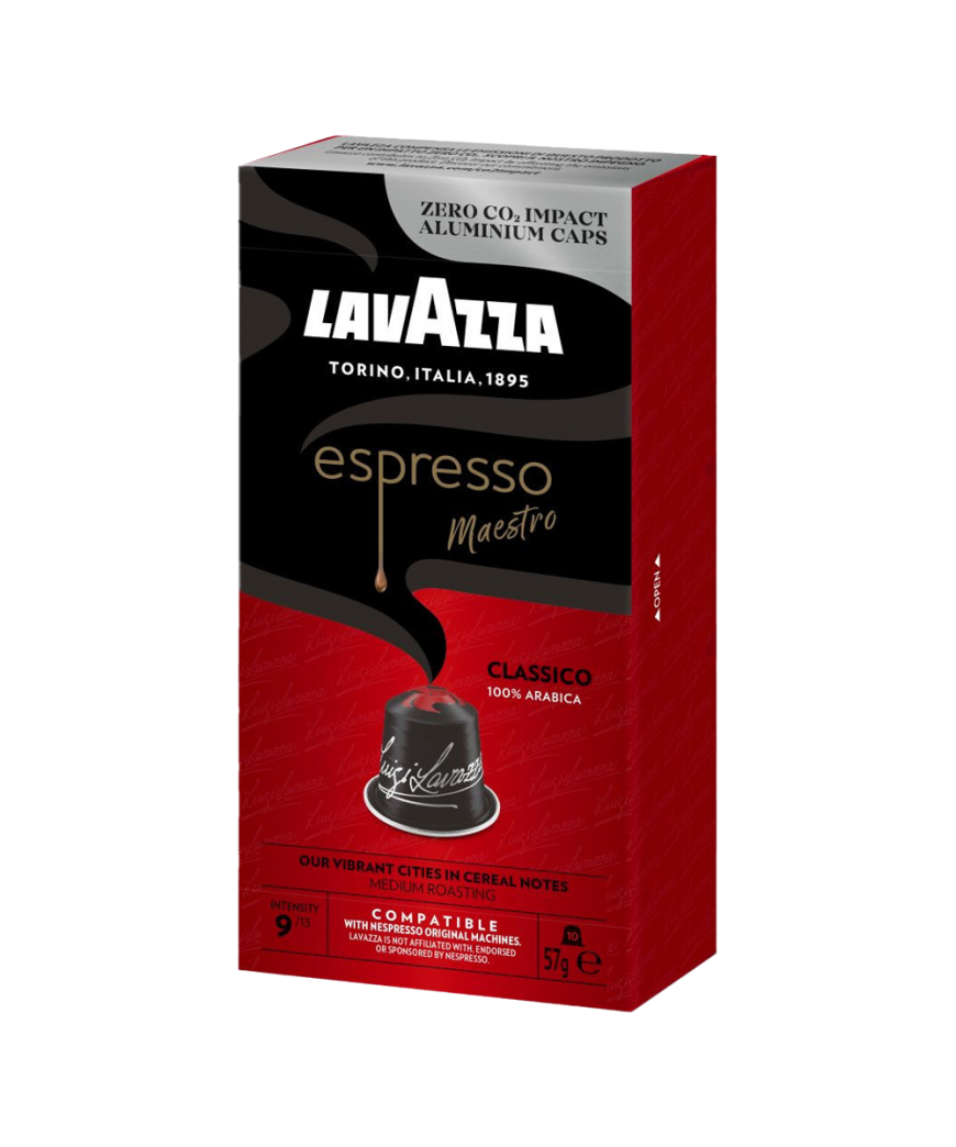 Kavos kapsulės Nespresso® aparatams Lavazza Espresso Maestro Classico, 10 vnt