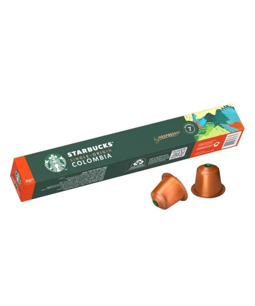 Rūšinės kavos kapsulės Nespresso® aparatams Starbucks Single Origin Colombia, 10 vnt