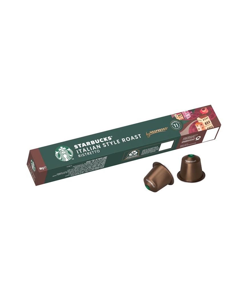 Kavos kapsulės Nespresso® aparatams Starbucks Italian Style Roast, 10 vnt