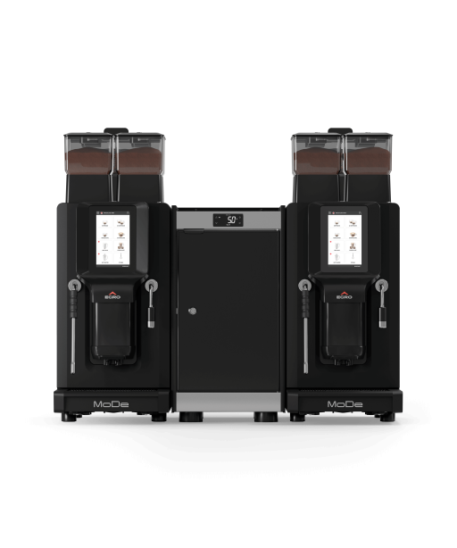 Egro MoDe X2 Pro Milk automatinis kavos aparatas + MK6 šaldytuvas