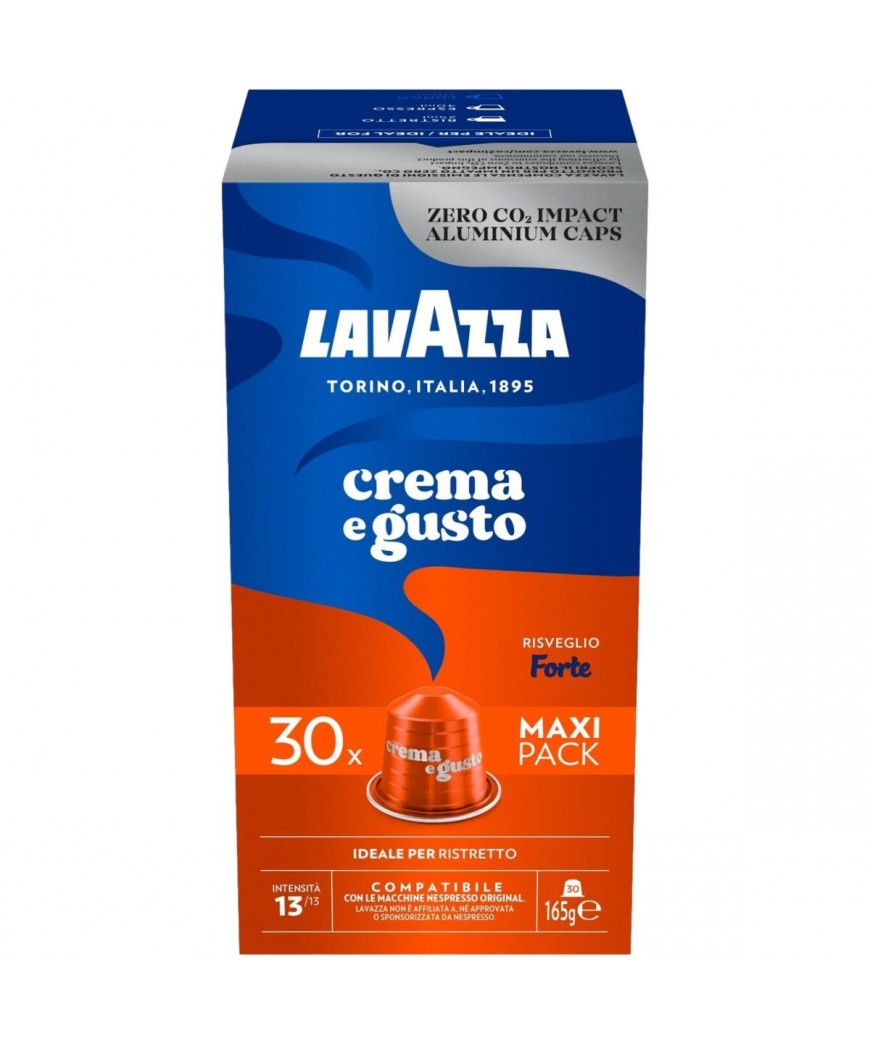 Kavos kapsulės Nespresso® aparatams Lavazza Crema e Gusto Forte, 30 vnt