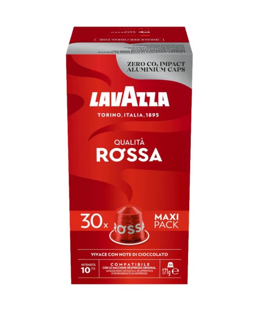 Kavos kapsulės Nespresso® aparatams Lavazza Qualità Rossa, 30 vn
