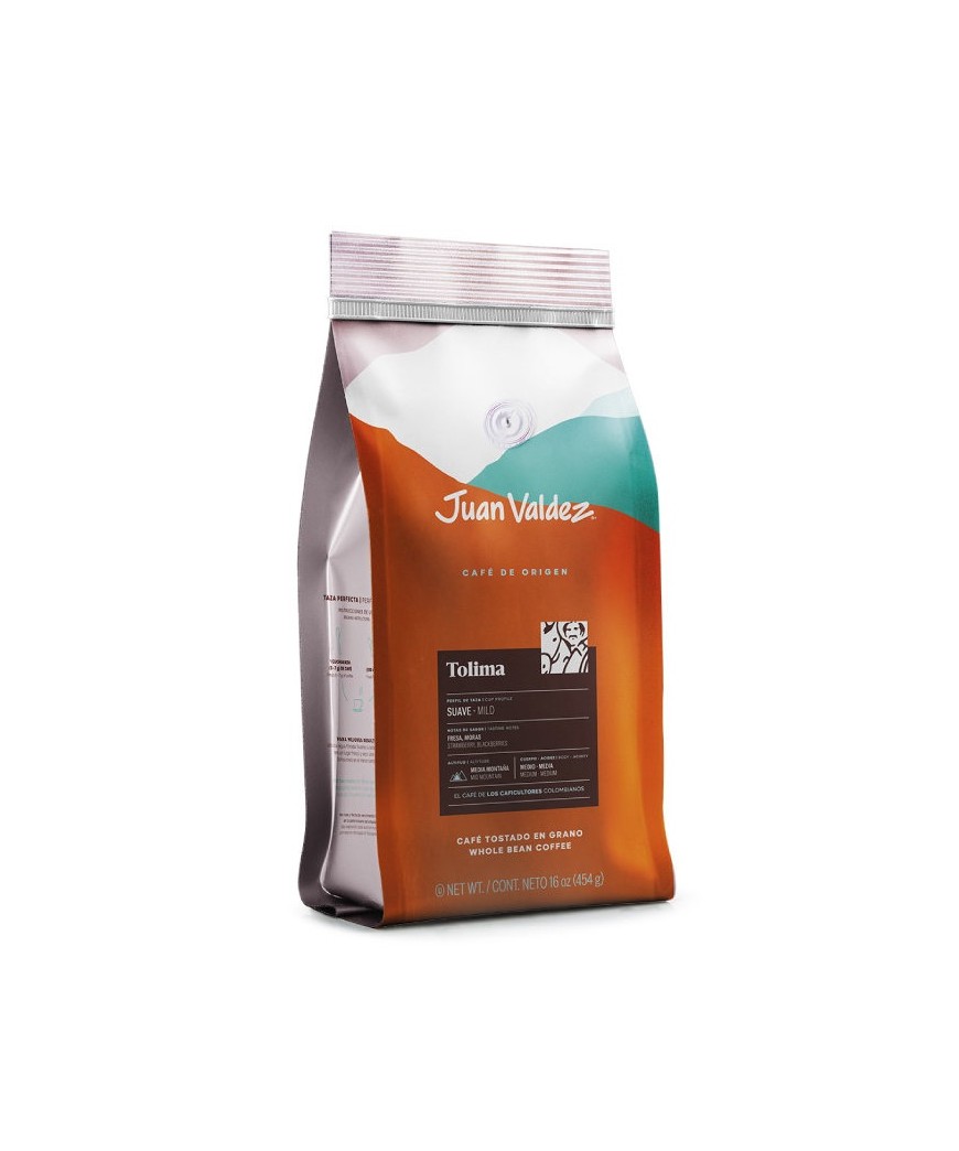 Rūšinės kavos pupelės Juan Valdez Tolima, 0.454 kg