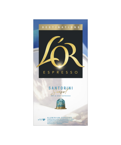 L’OR Santorini kavos kapsulės Nespresso® aparatams, 10 vnt.