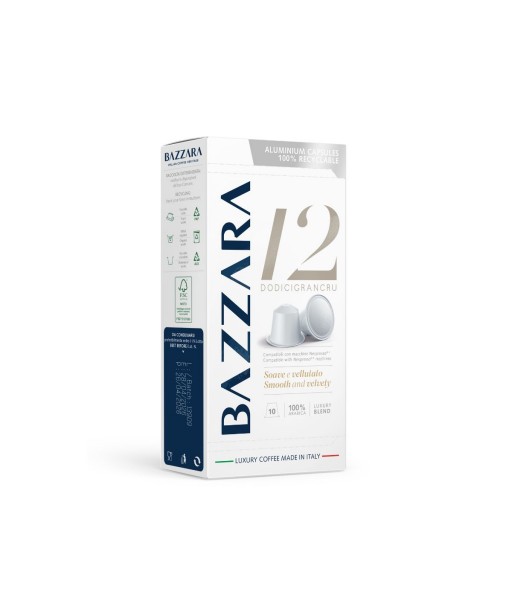 Bazzara Dodicigrancru® kavos kapsulės Nespresso® aparatams,