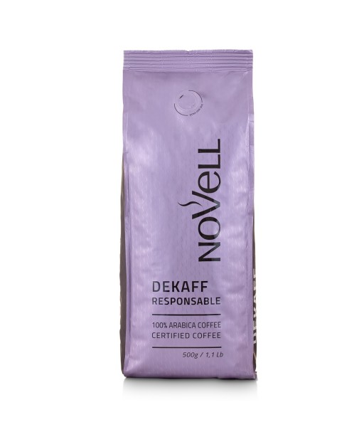 Novell Dekaff Responsable kavos pupelės be kofeino
