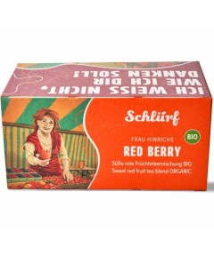 Vaisinė arbata Büdel “Mrs Hinrichs Red Berry”, 20 vnt.