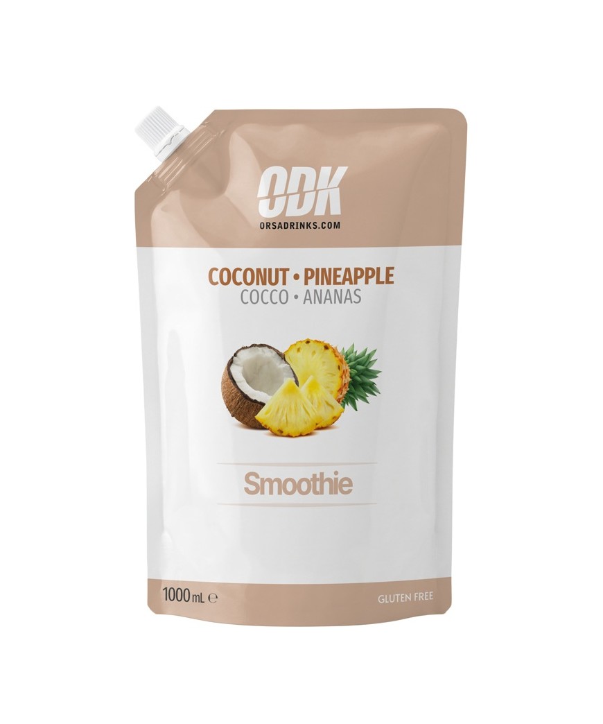ODK Coconut Pineapple Smoothie glotnutis kokosų ir ananasų, 1000 ml