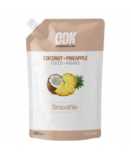 ODK Coconut Pineapple Smoothie glotnutis kokosų ir ananasų, 1000 ml