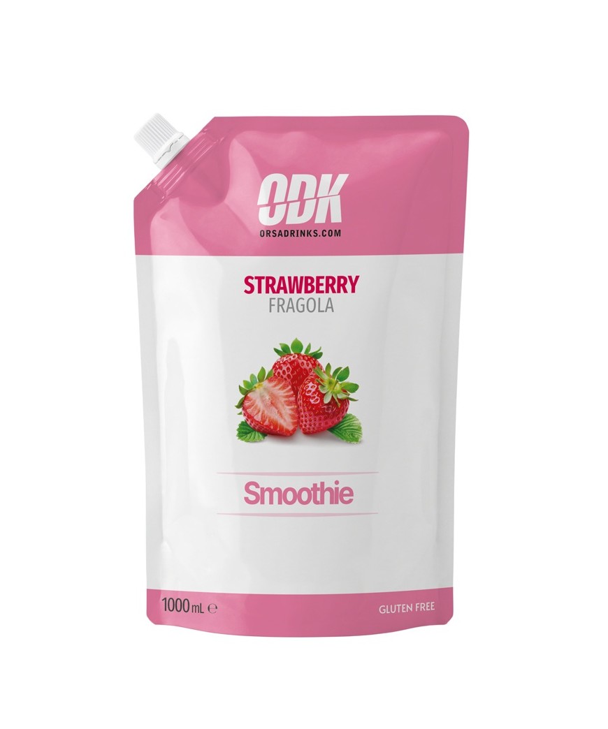 ODK Strawberry Smoothie glotnutis braškių, 1000 ml