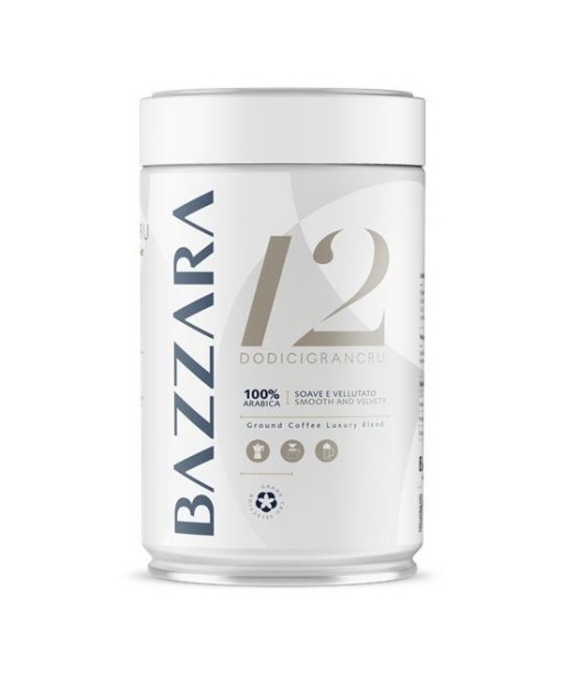 Malta kava Bazzara Dodicigrancru, 250 g.