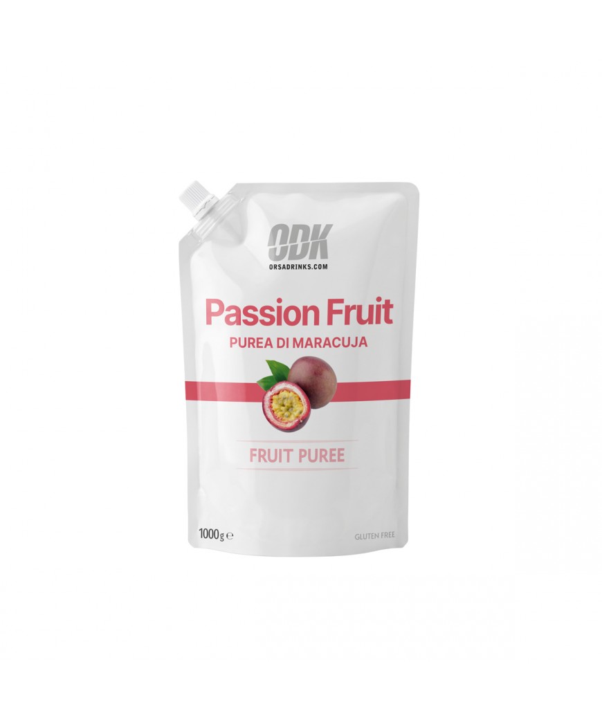 ODK Passion fruit 100% fruit puree pasiflorų vaisių tyrė