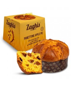 Panettone pyragas su obuoliais ir karamelinio šokolado gabaliukais Zaghis Apple Pie, 600 g