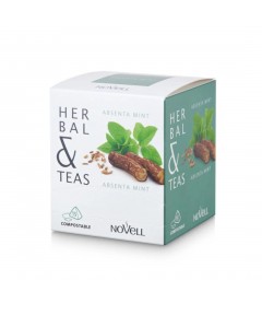 Novell Herbal & Teas Absenta Mint gaivi žolelių arbata su anyžių ir mėtų natomis, 15