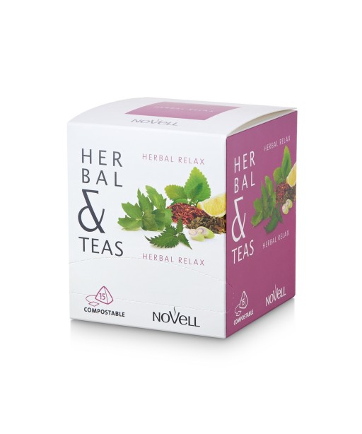 Novell Herbal & Teas Herbal Relax žolelių arbata , 15 vnt. piramidžių