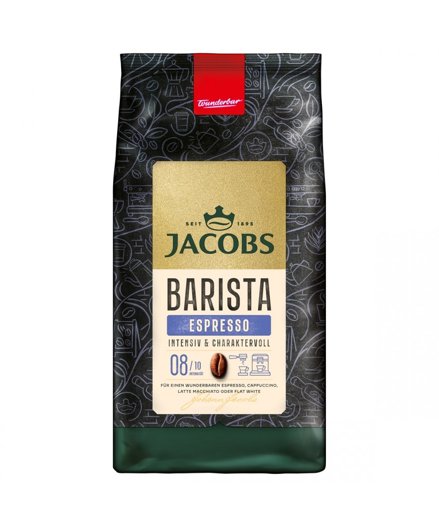 Jacobs Barista Espresso kavos pupelės, 1 kg
