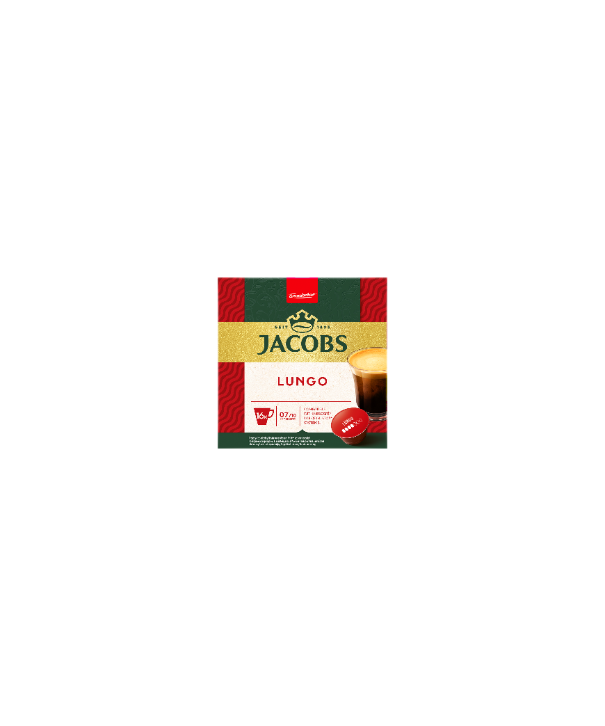 Kavos kapsulės Jacobs® Dolce Gusto® Lungo, 16 vnt.