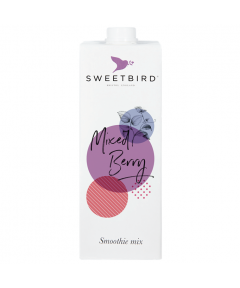 Glotnutis įvarių uogų Sweetbird “Mixed Berry Smoothie”, 1 l