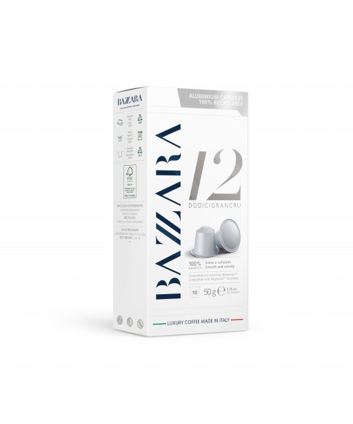 Kavos kapsulės Nespresso® "Bazzara Dodicigrancru", 10 vnt Kavos kapsulės Nespresso® "Bazzara Dodicigrancru", 10 vnt
