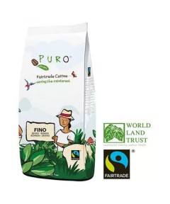 Kavos pupelės “Puro Fairtrade Fino”, 1 kg.