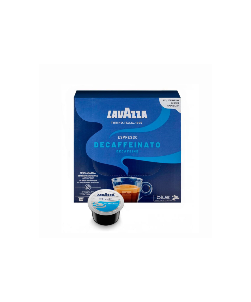 Kavos kapsulės  be kofeino Lavazza Blue  Espresso Decaffeinato 100% Arabica, 100 vnt