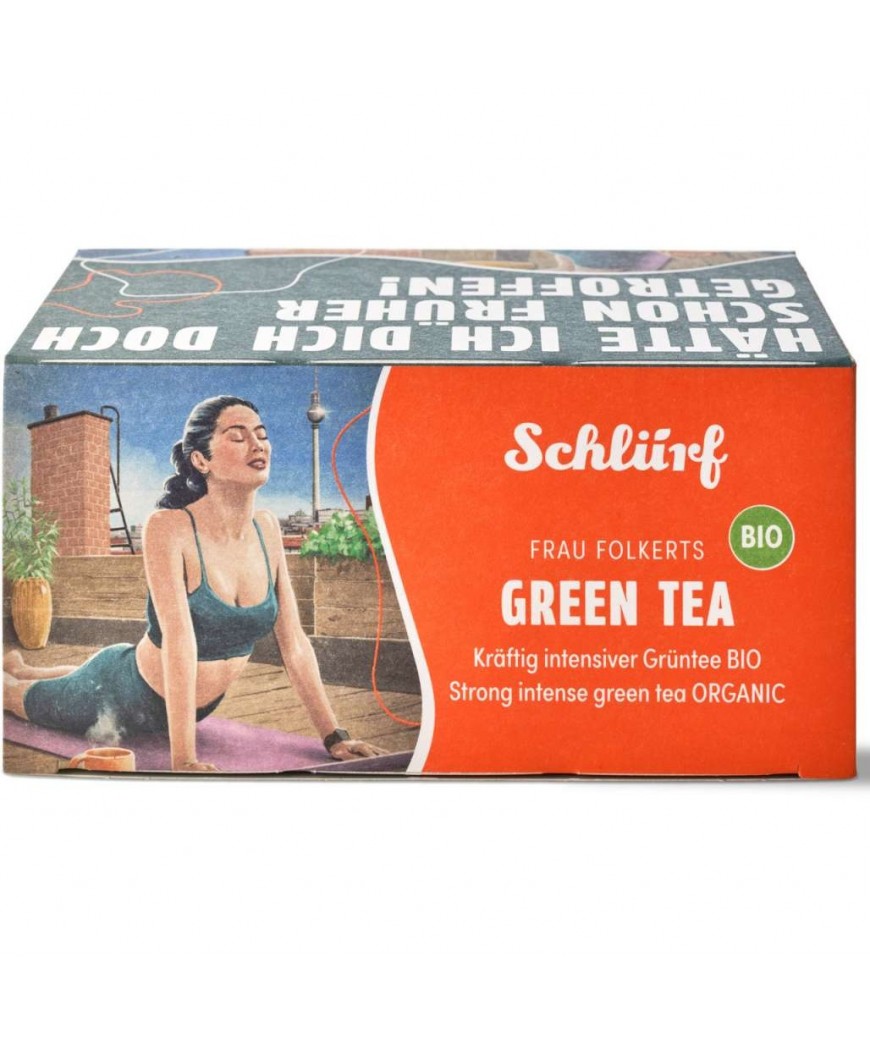 Žalioji arbata Büdel “Mrs Folkerts Green Tea”, 20 vnt.