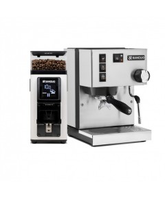 Rancilio Silvia E V6 pusiau automatinis kavos aparatas + Rancilio Stile kavamalė - balta