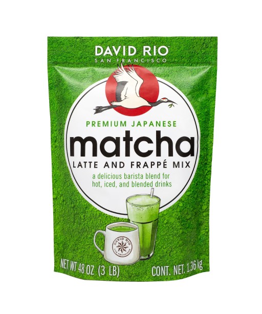 Japoniškos matcha arbatos mišinys David Rio ''Matcha Latte and Frappe Mix'', 1314 g Japoniškos matcha arbatos mišinys David Rio ''Matcha Latte and Frappe Mix'', 1314 g