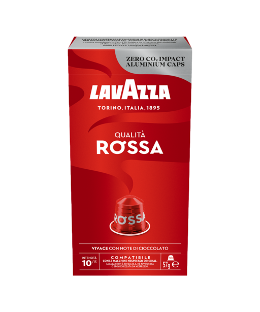 Kavos kapsulės Nespresso® aparatams Lavazza Qualità Rossa, 10 vnt