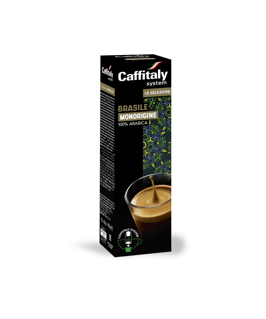 Kavos kapsulės Caffitaly Monorigine Brasile, 10 vnt.