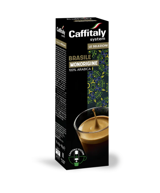 Kavos kapsulės Caffitaly Monorigine Brasile, 10 vnt.